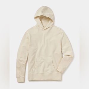 The Normal Brand - Classic Terry Popover Hoodie - Cream (Medium) NWT